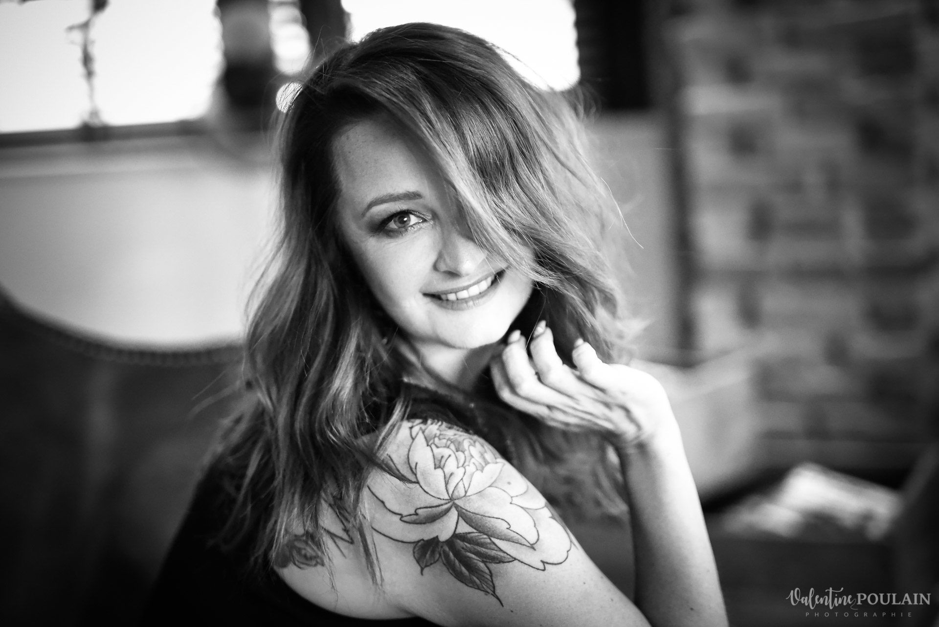 Shooting Portrait femme Michaelle - Valentine Poulain smile