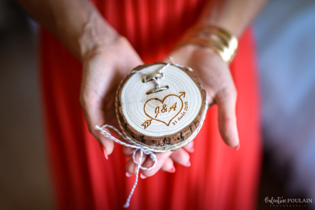 Mariage romantique Domaine Beaupré - Valentine Poulain alliances