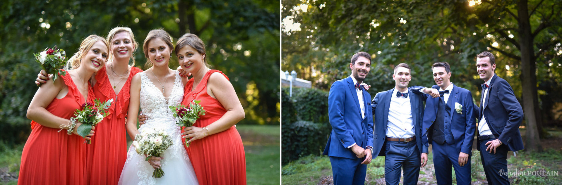 Mariage romantique Domaine Beaupré - Valentine Poulain amis