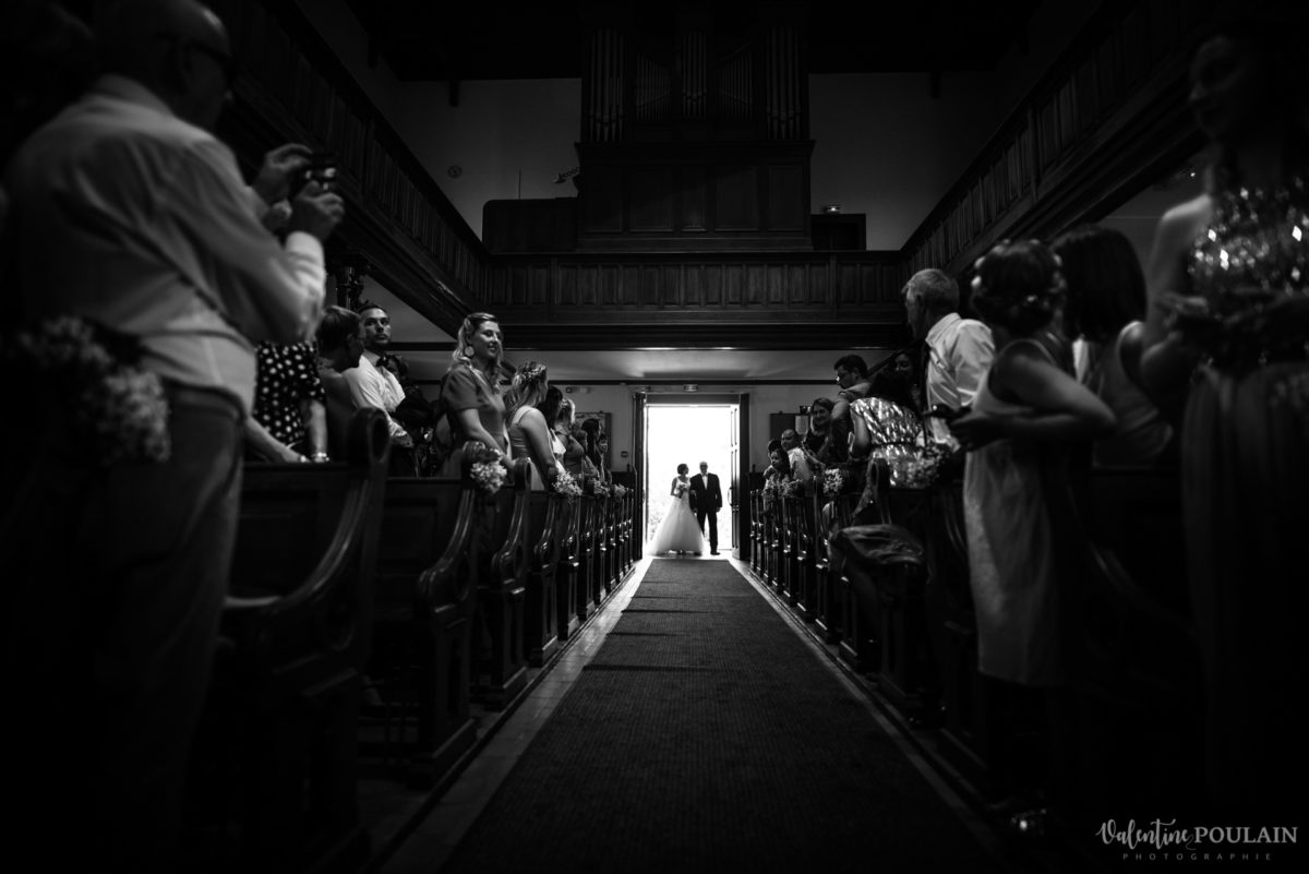 Mariage romantique Domaine Beaupré - Valentine Poulain arrivée