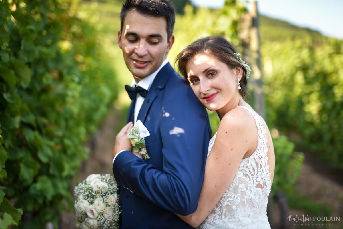 Mariage romantique Domaine Beaupré - Valentine Poulain couple