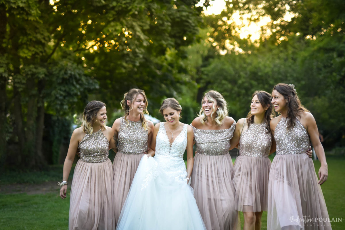 Mariage romantique Domaine Beaupré - Valentine Poulain demoiselles