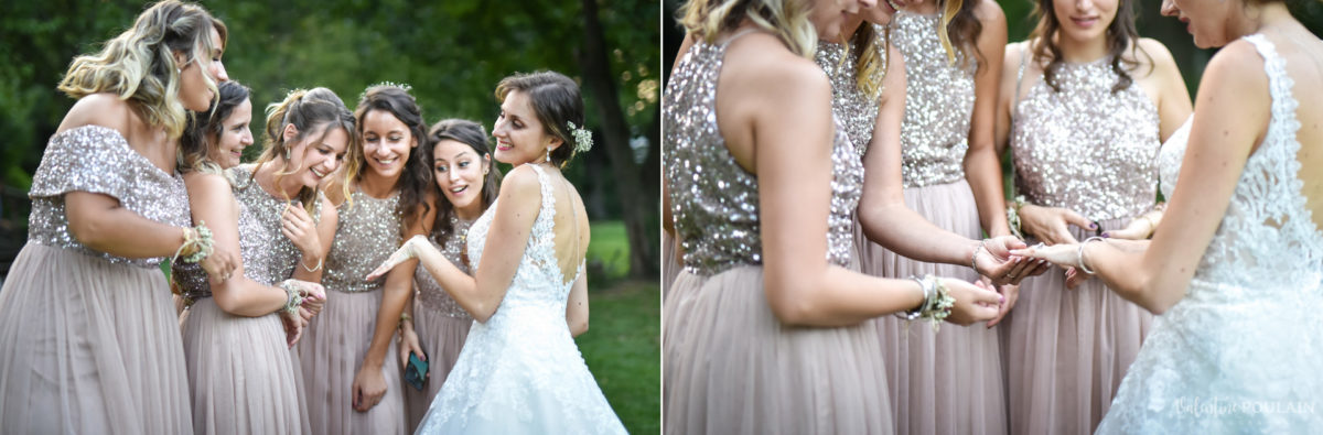 Mariage romantique Domaine Beaupré - Valentine Poulain filles