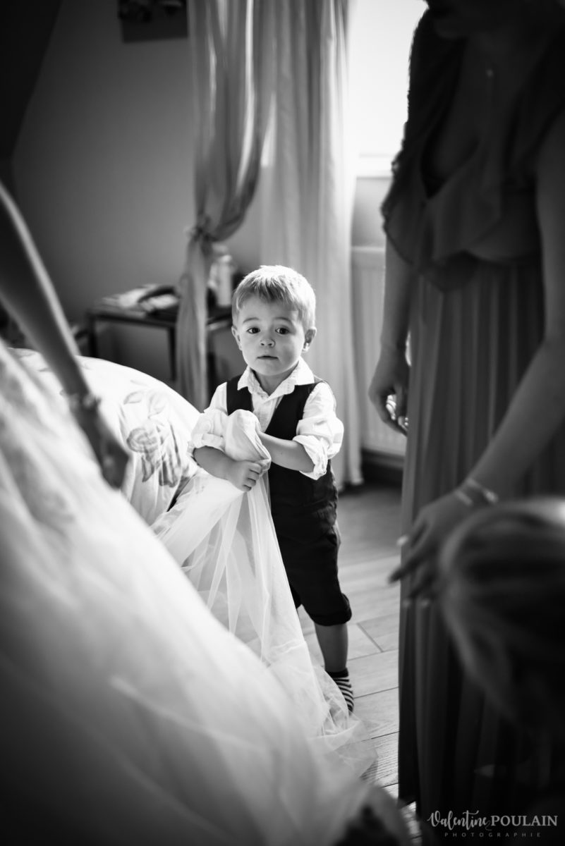 Mariage romantique Domaine Beaupré - Valentine Poulain garçon