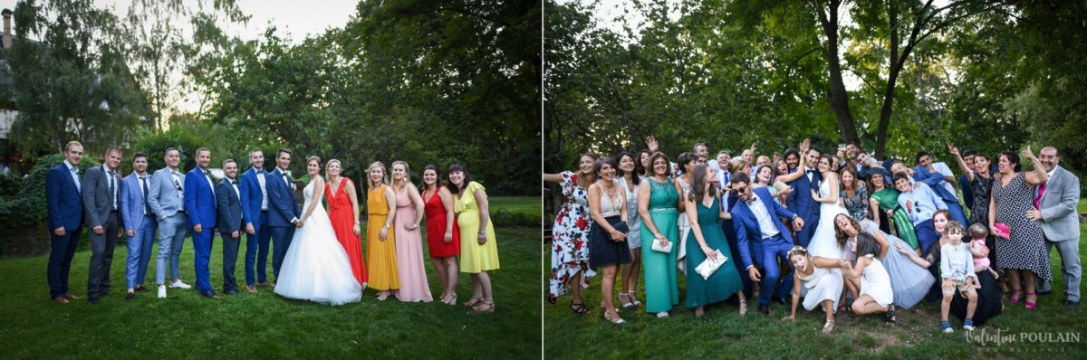Mariage romantique Domaine Beaupré - Valentine Poulain groupe