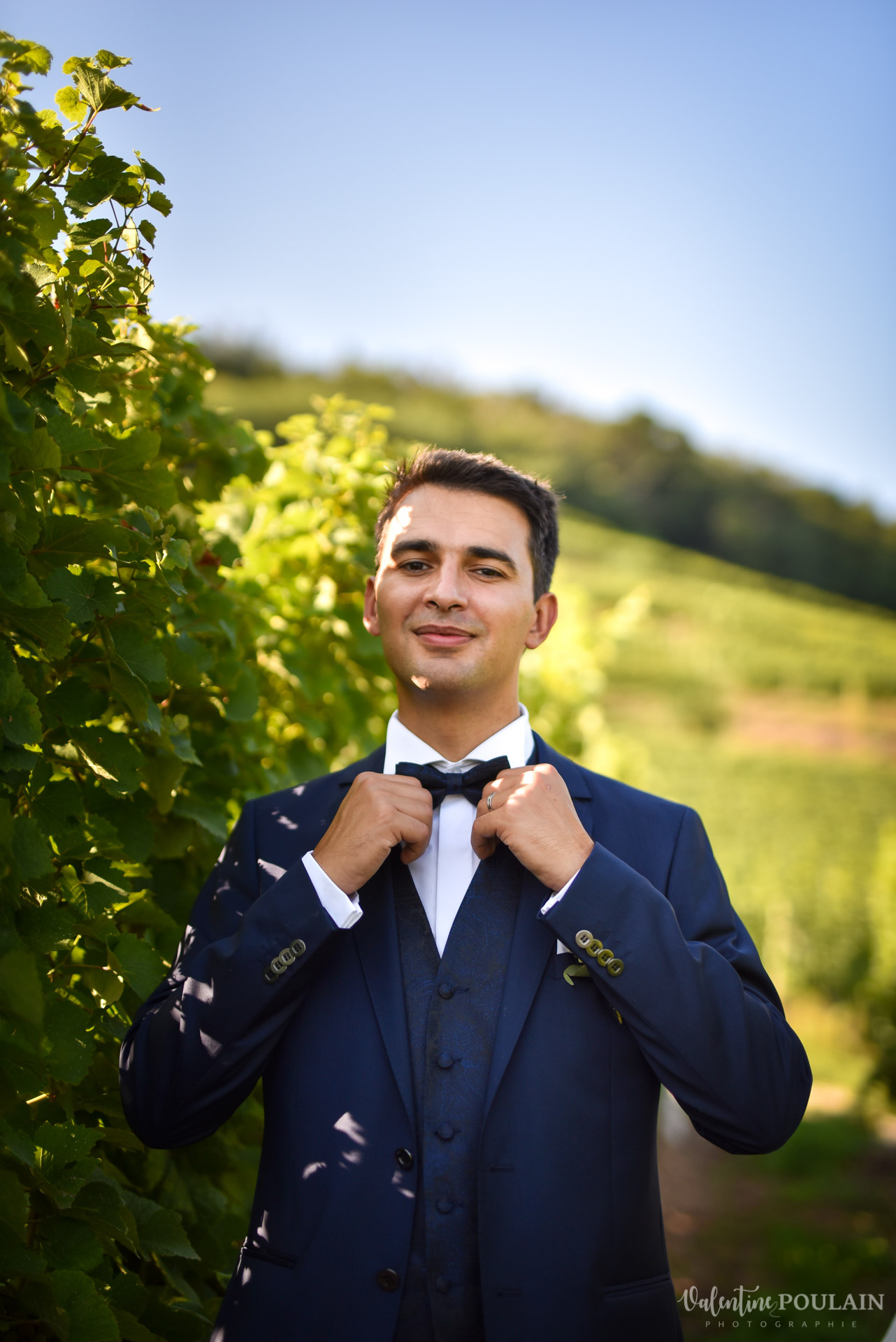 Mariage romantique Domaine Beaupré - Valentine Poulain noeud