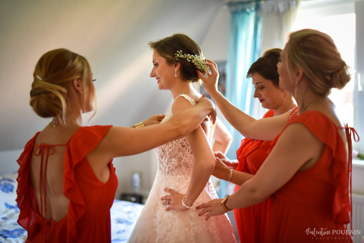 Mariage romantique Domaine Beaupré - Valentine Poulain témoins