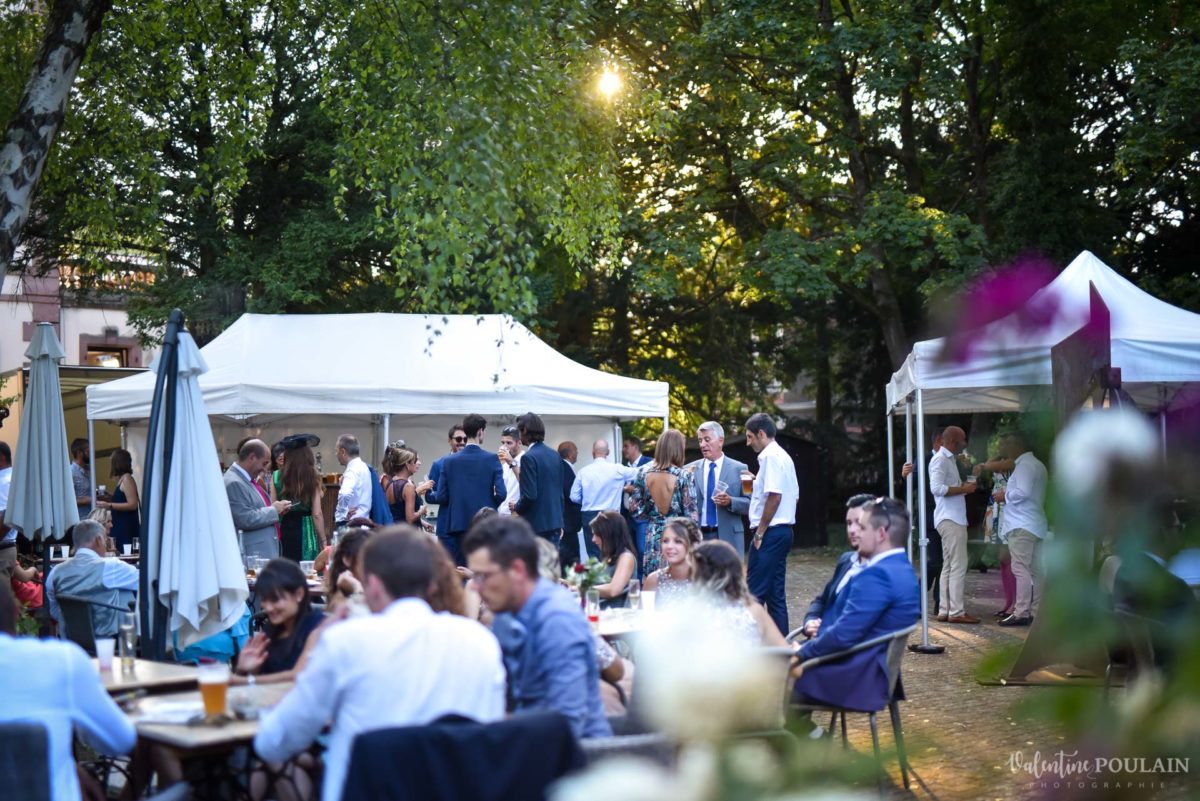 Mariage romantique Domaine Beaupré - Valentine Poulain vin d'honneur