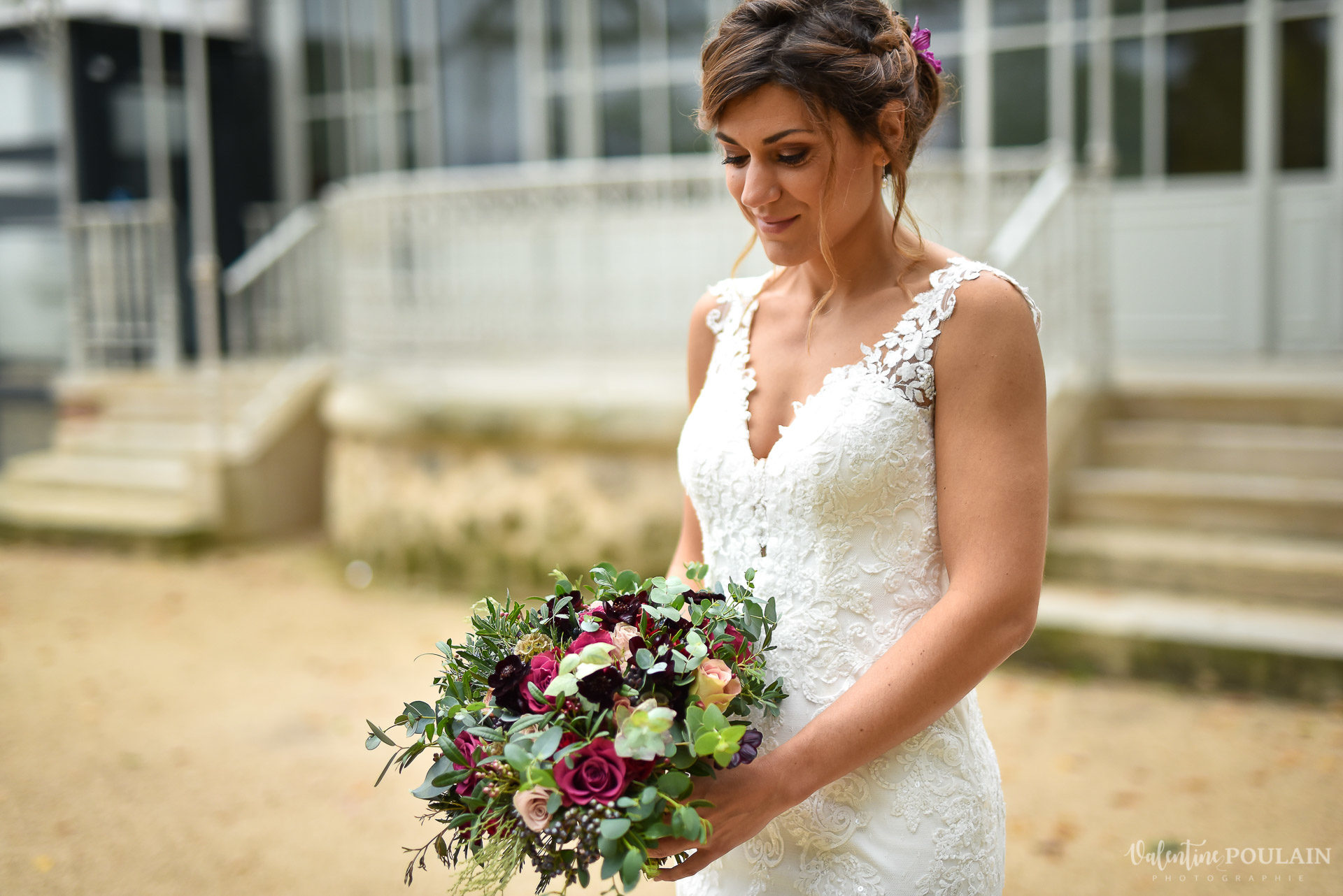  Mariage lieu insolite Paris -Valentine Poulain Domaine de Brunel Château du Prieuré tenue