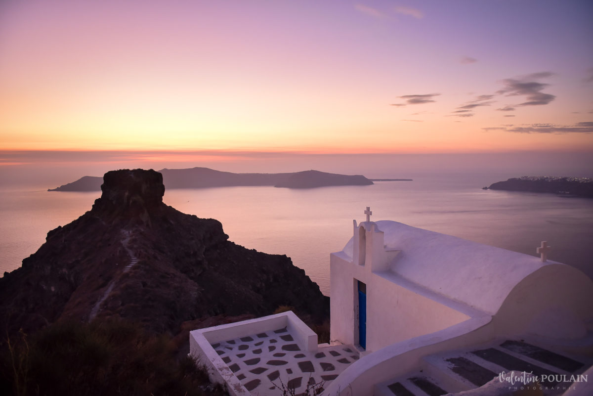 Shooting photo day after Santorin - Valentine Poulain Skaros rock