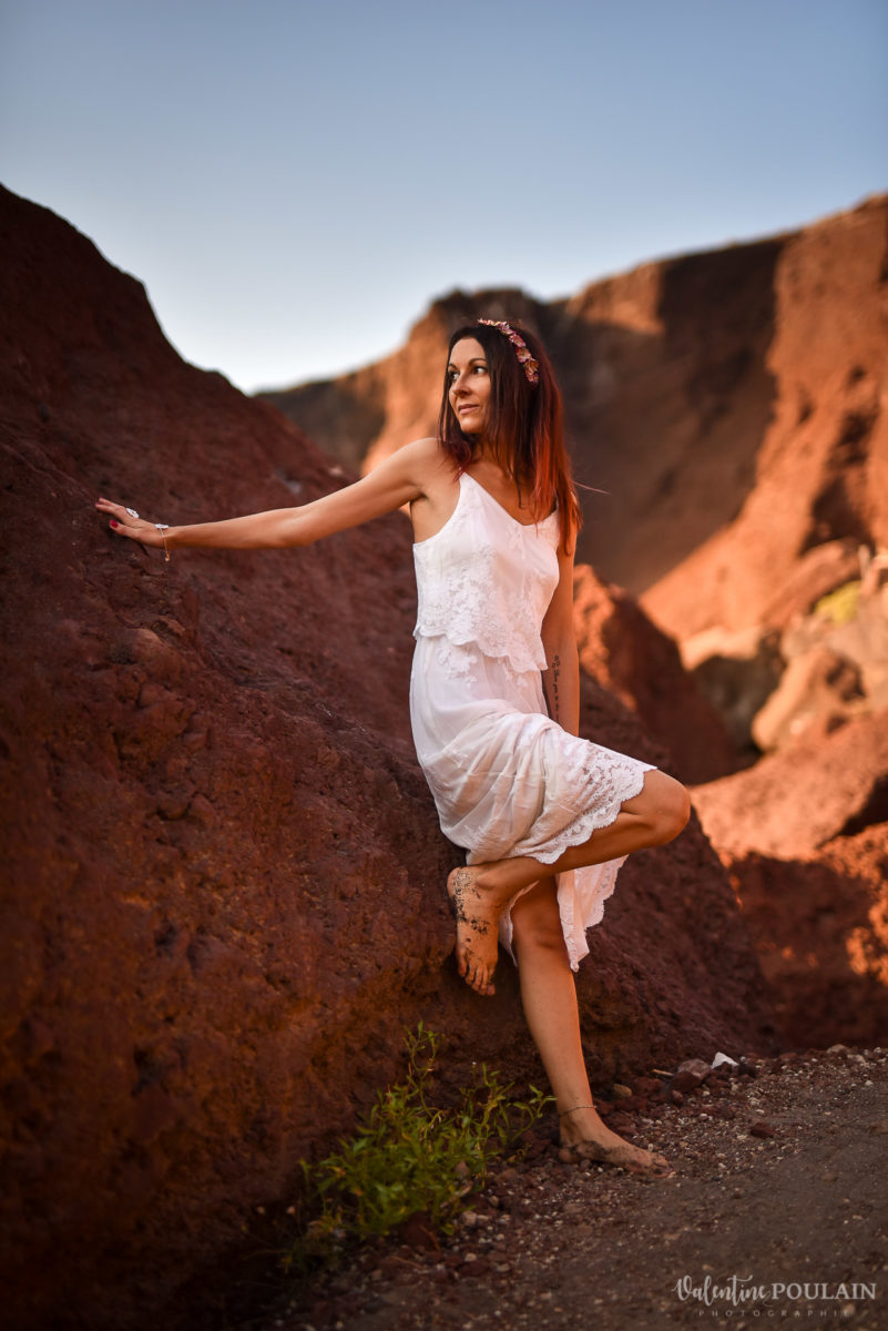 Shooting photo day after Santorin - Valentine Poulain elle