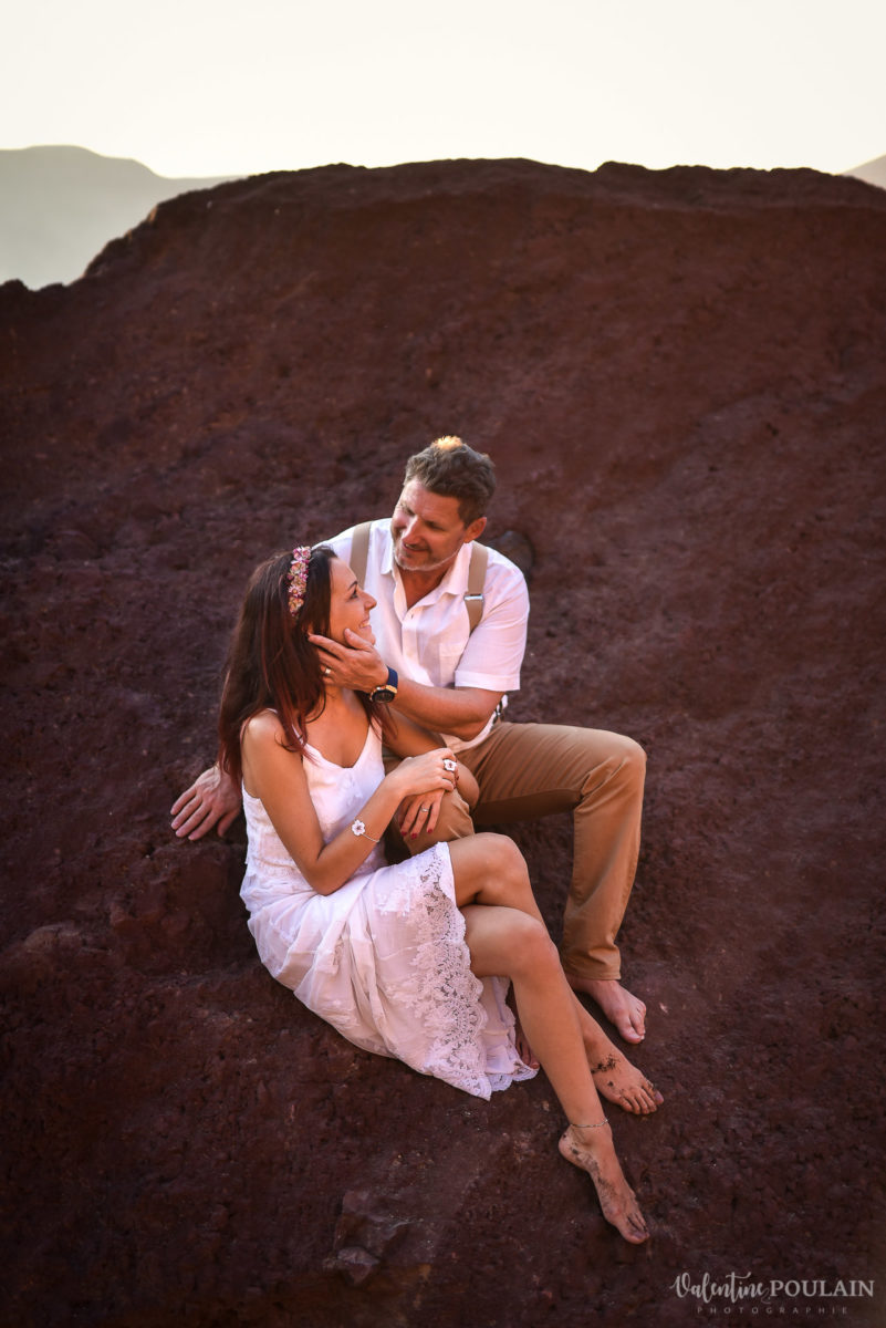 Shooting photo day after Santorin - Valentine Poulain falaise