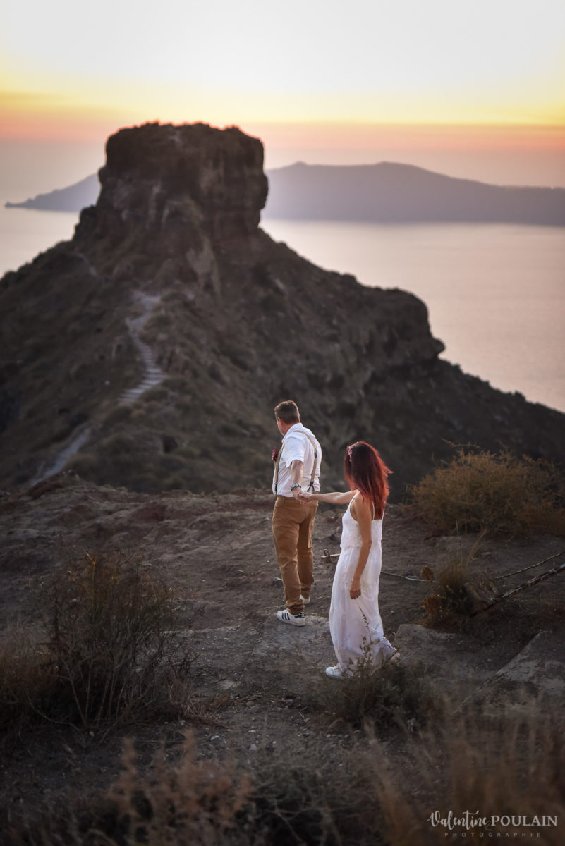 Shooting photo day after Santorin - Valentine Poulain marcher