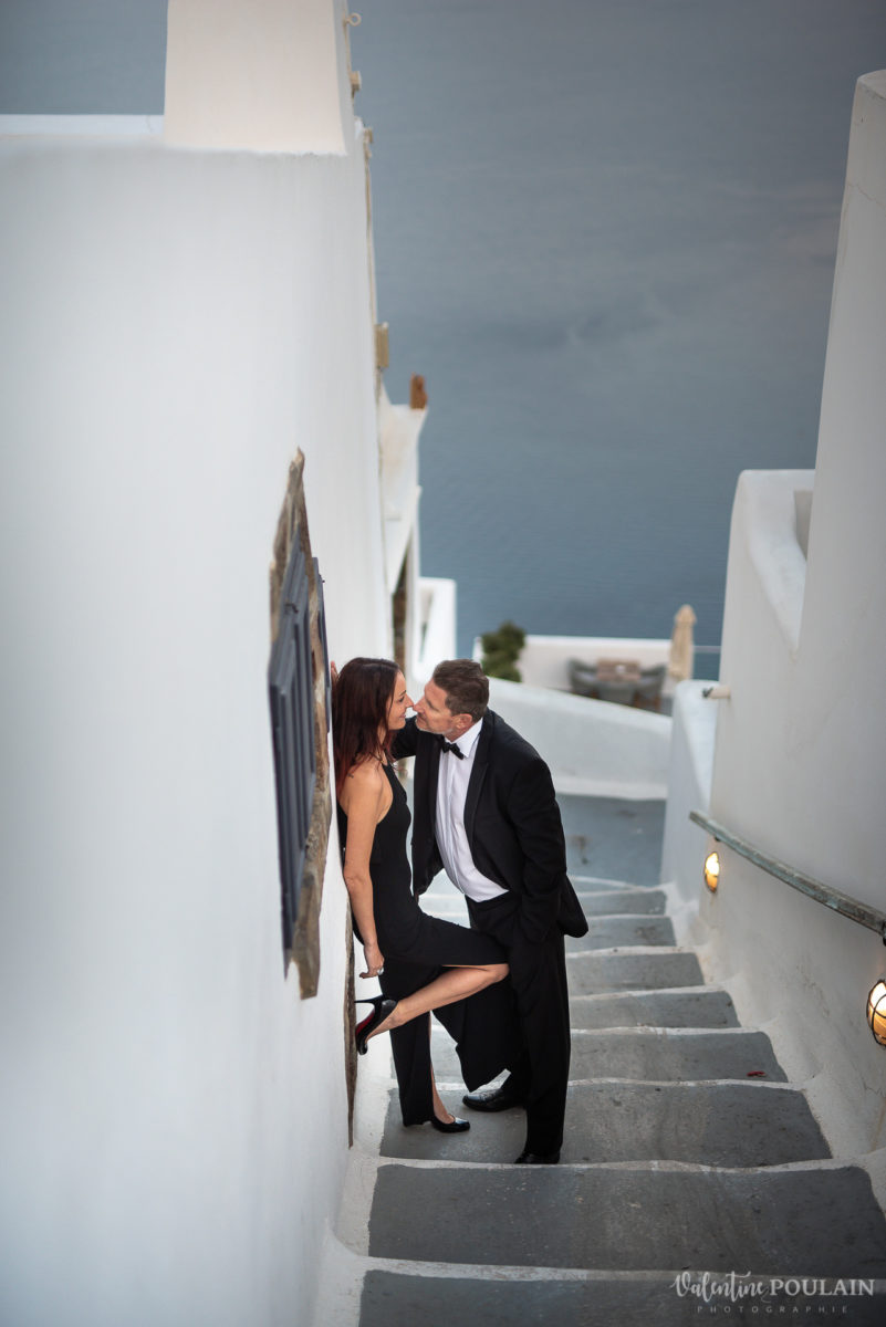 Shooting photo day after Santorin - Valentine Poulain mr & mrs