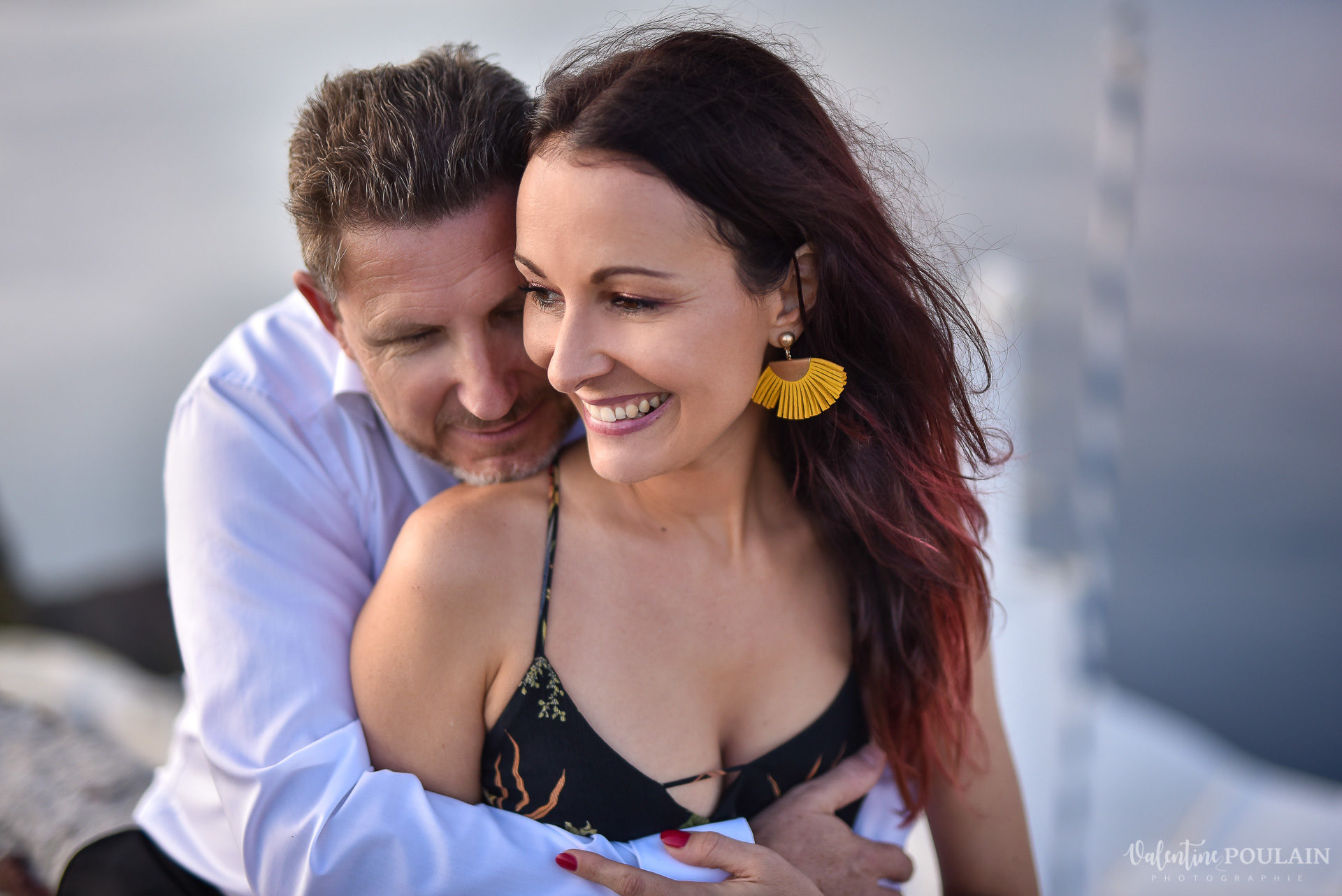 Shooting photo day after Santorin - Valentine Poulain pose