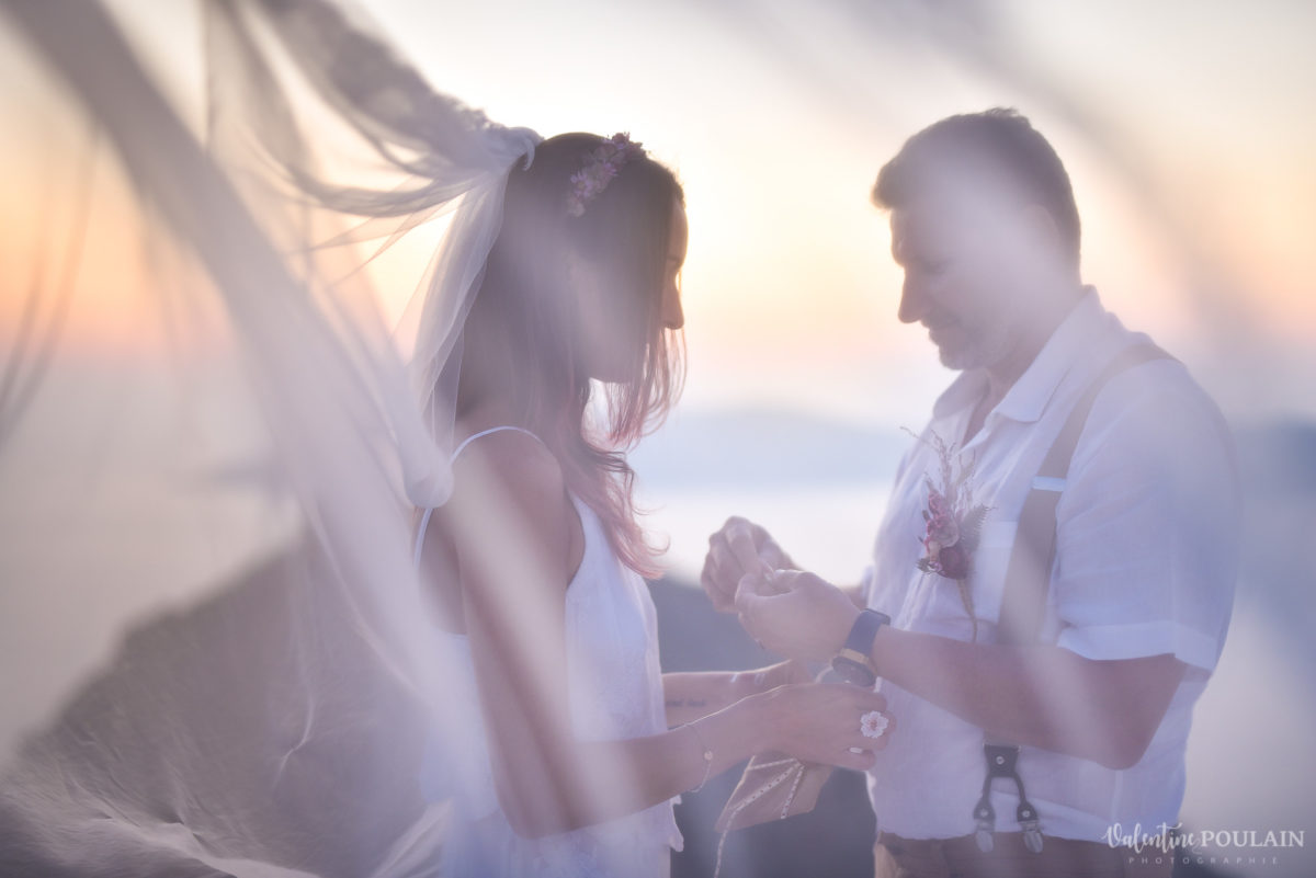 Shooting photo day after Santorin - Valentine Poulain voile