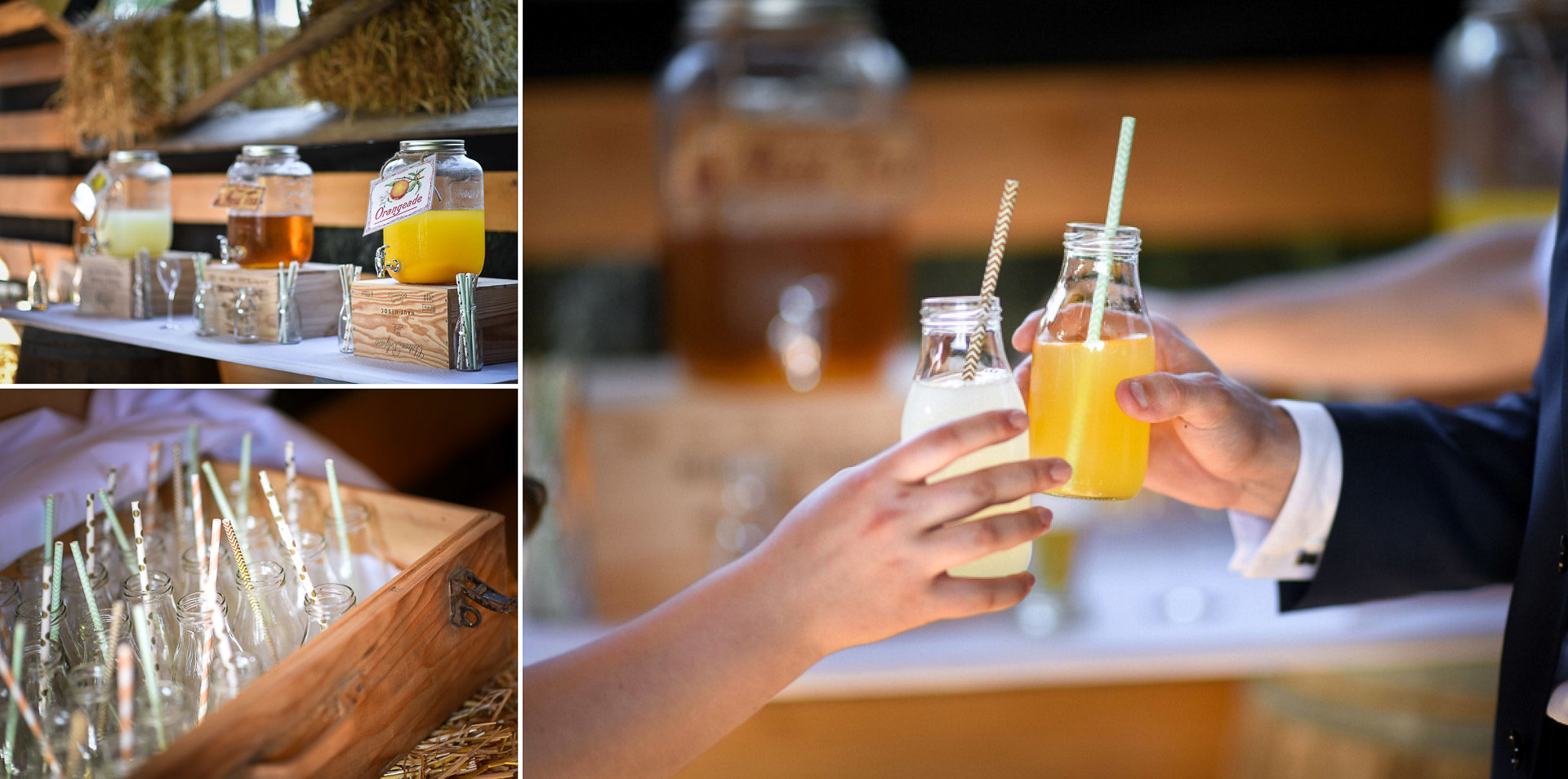 Limonade bar mariage - Valentine Poulain