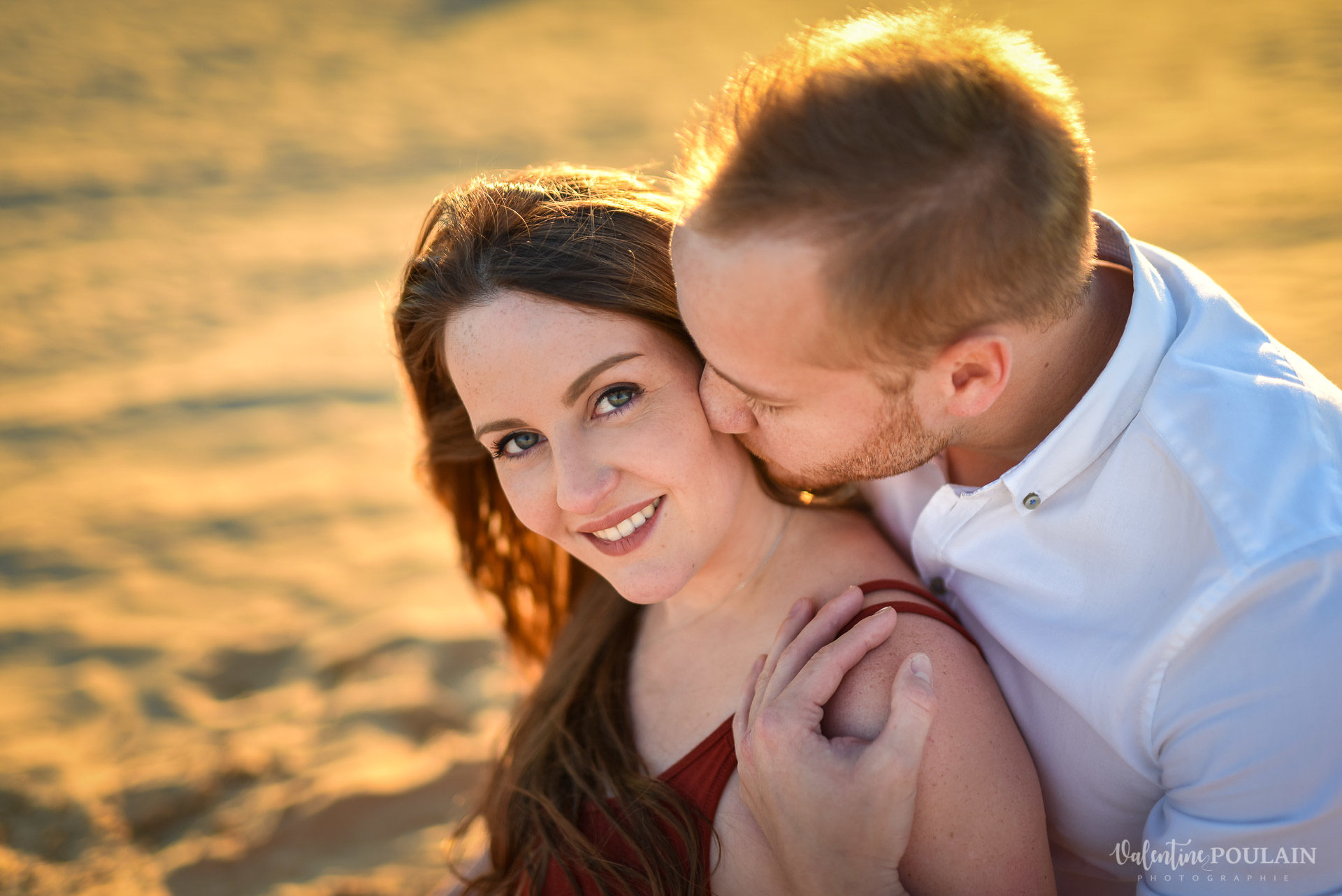 Demande en mariage Désert Dubaï - Valentine Poulain yeux