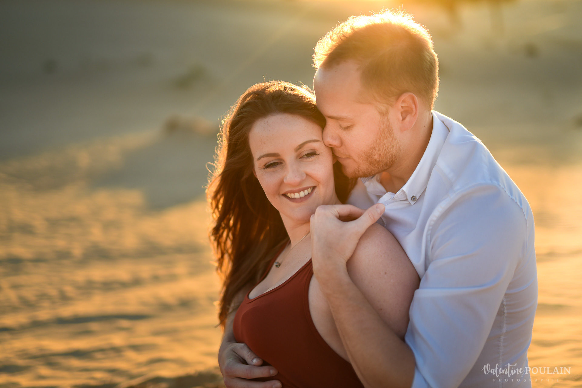 Demande en mariage Désert Dubaï - Valentine Poulain rire