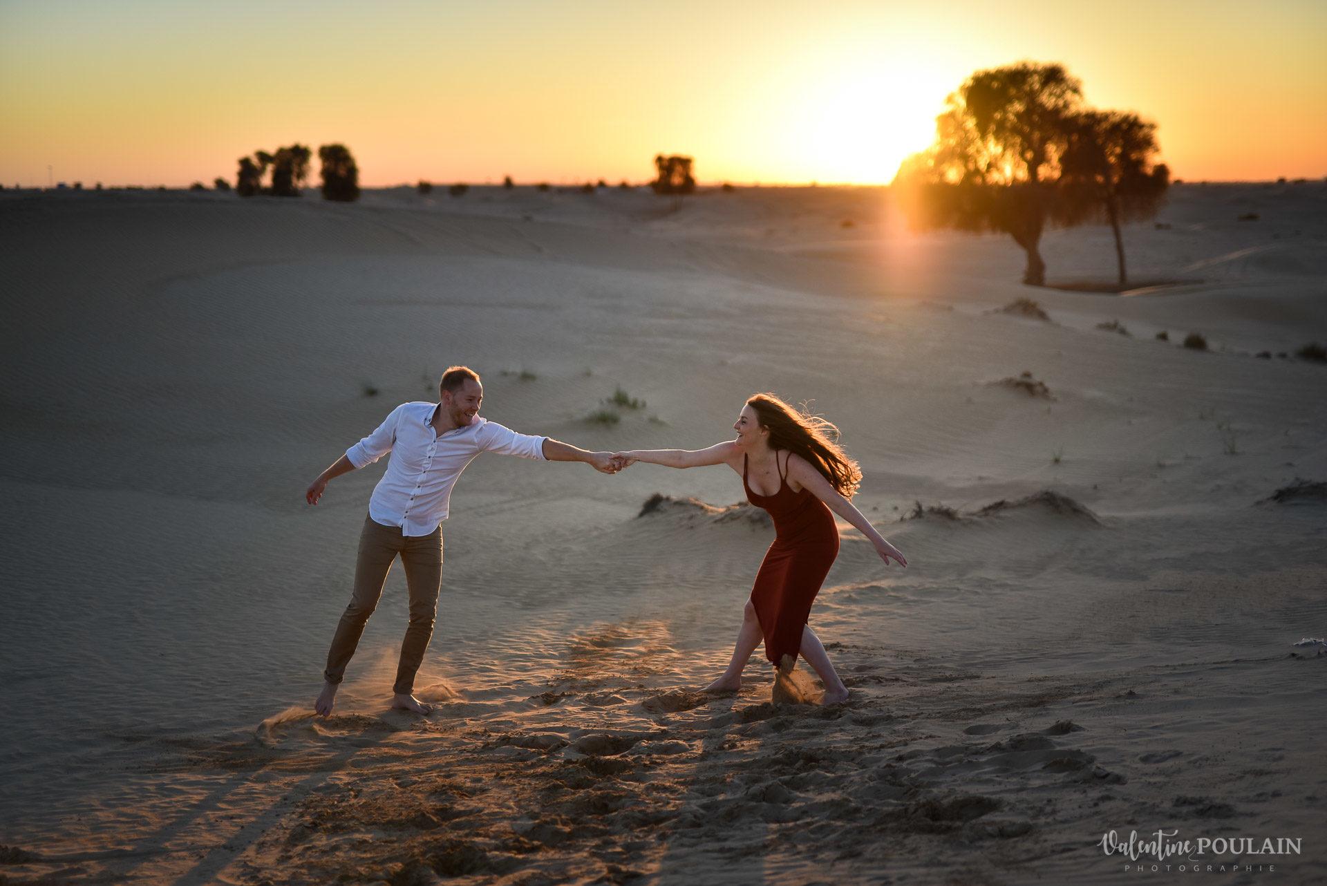 Demande en mariage Désert Dubaï - Valentine Poulain jeux enfant