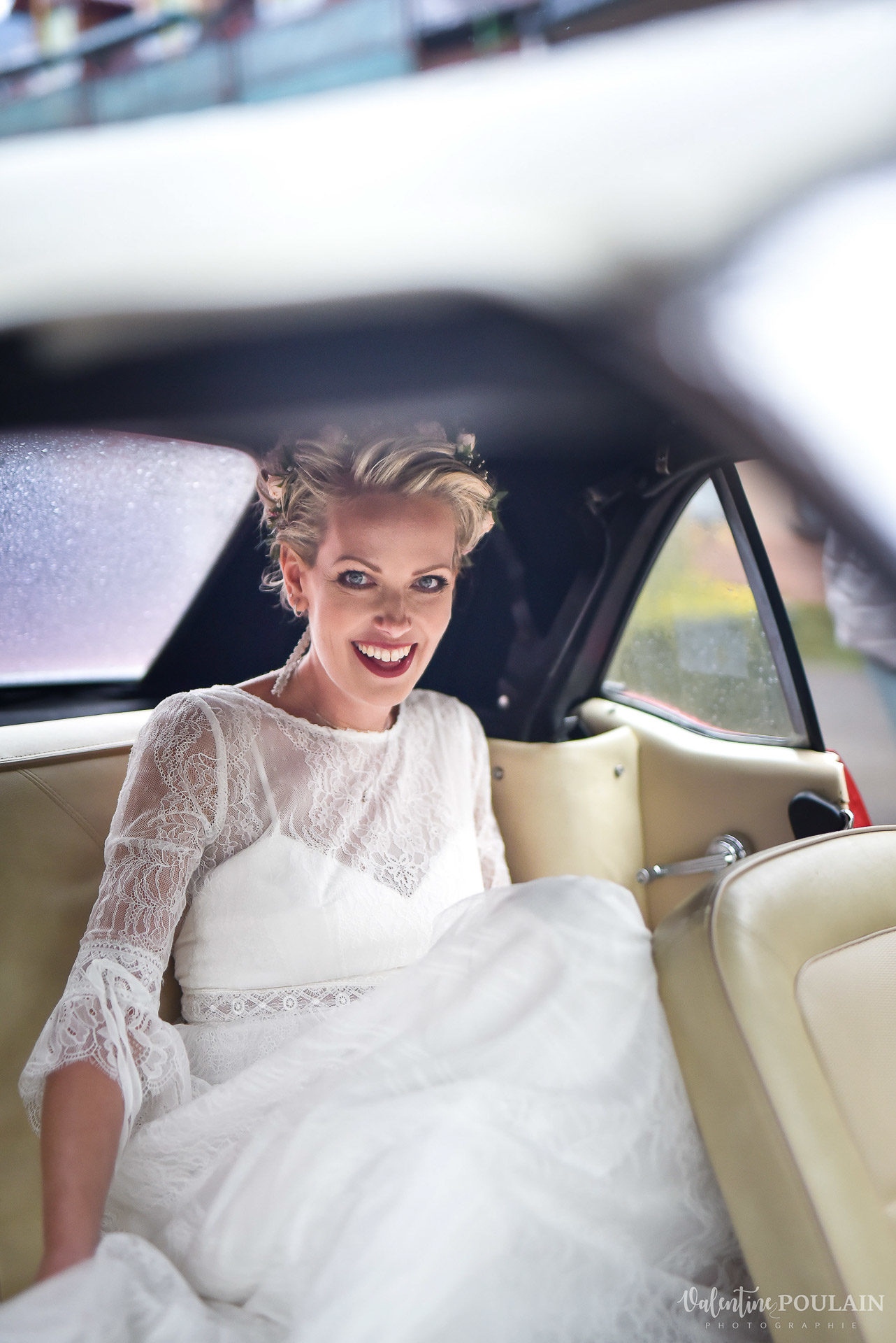 Mariage cité du train voiture - Valentine Poulain