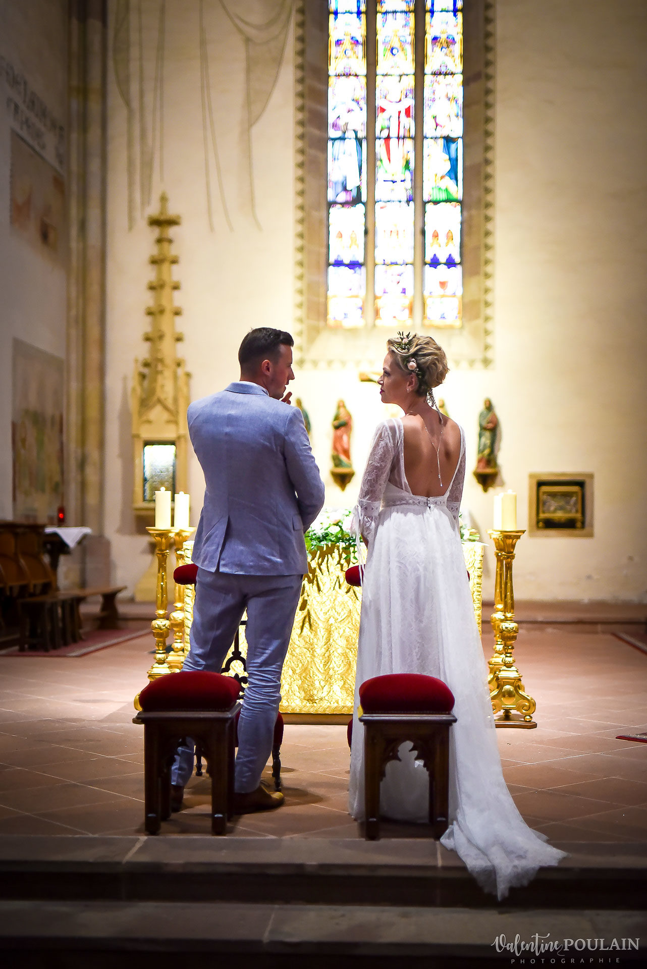 Mariage cité du train eglise - Valentine Poulain