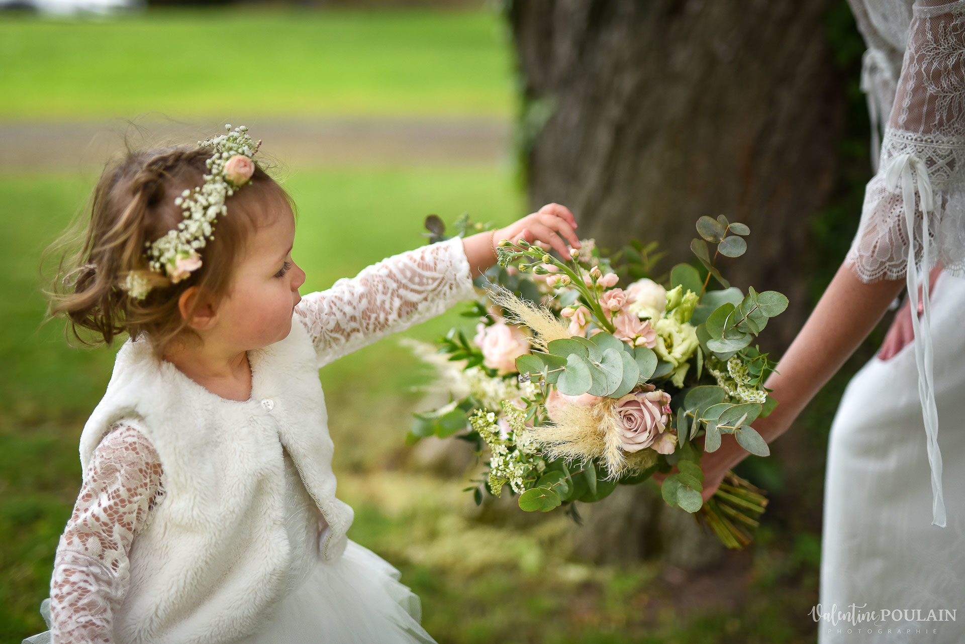 Mariage cité du train bouquet petite - Valentine Poulain