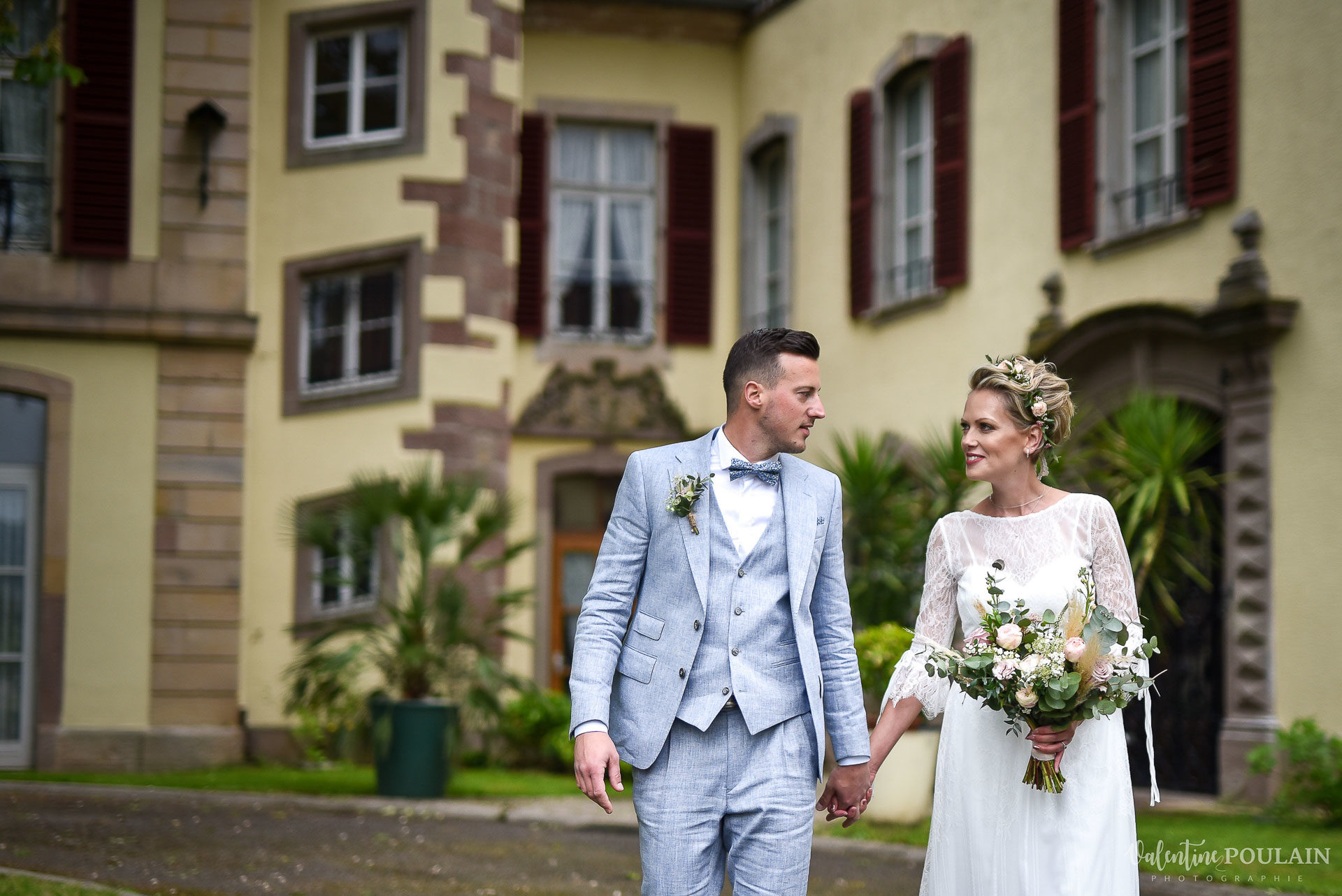 Mariage cité du train couple - Valentine Poulain