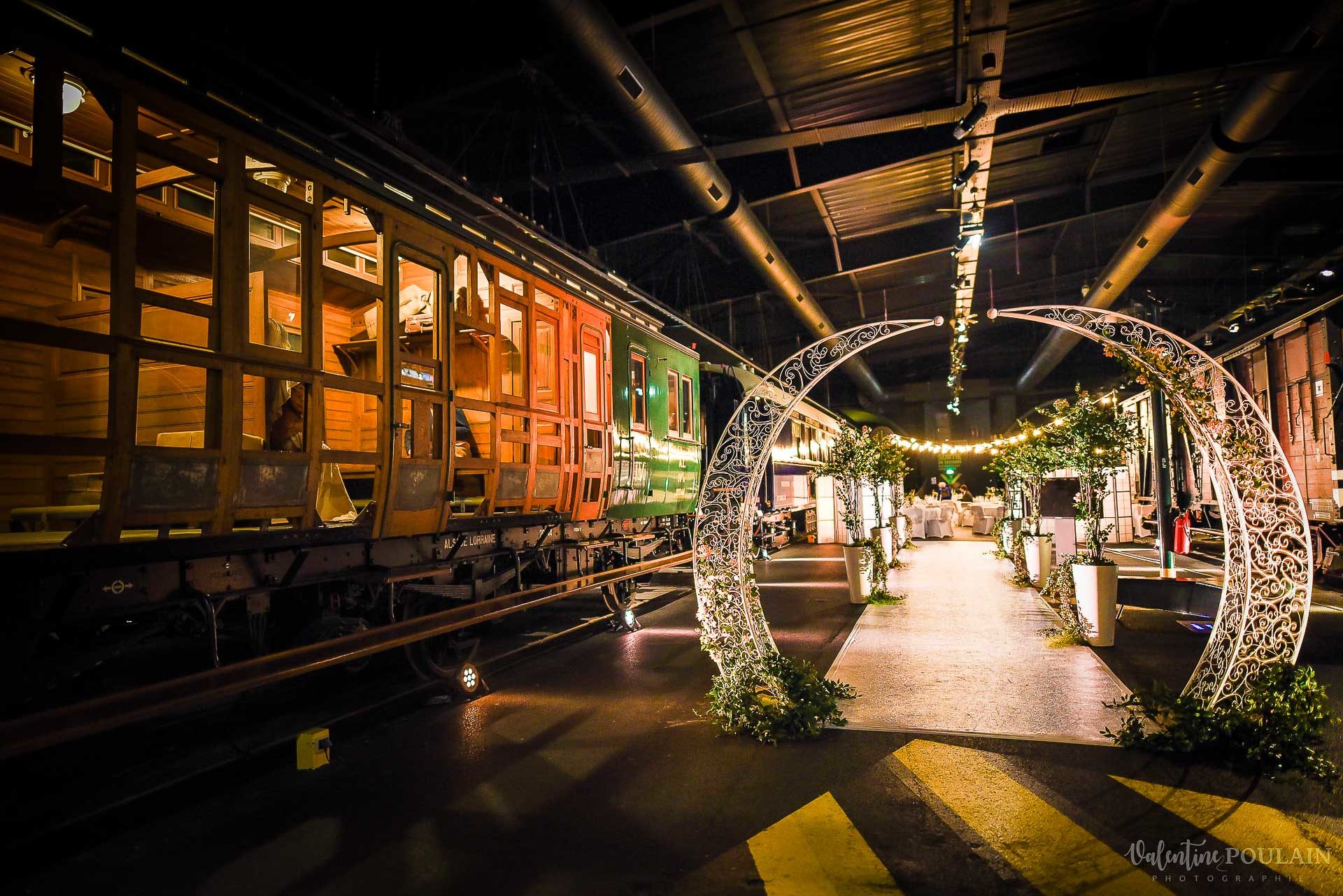 Mariage cité du train deco - Valentine Poulain