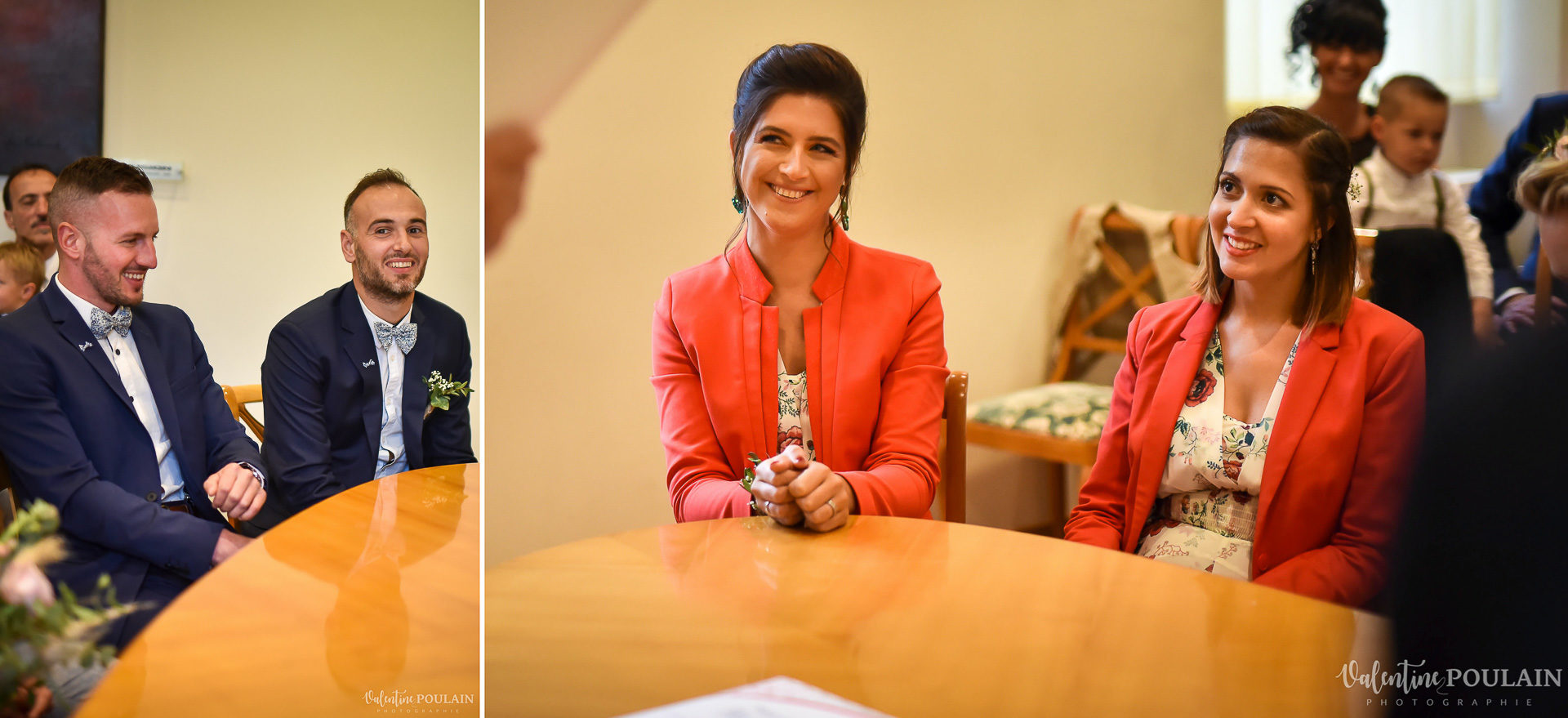 Mariage cité du train mairie témoins - Valentine Poulain