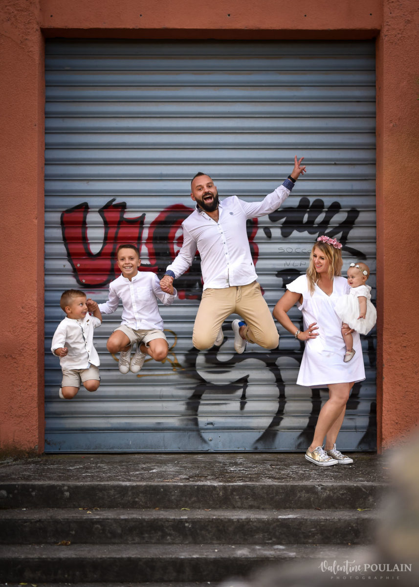 famille tenue fun saut - Valentine Poulain