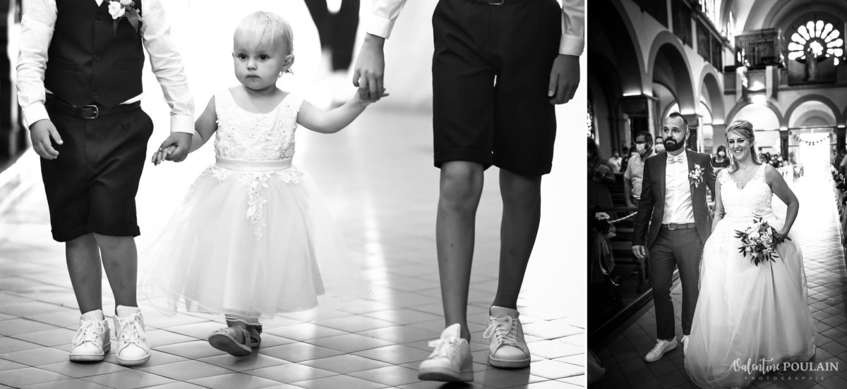 Mariage fun kermesse party - Valentine Poulain église