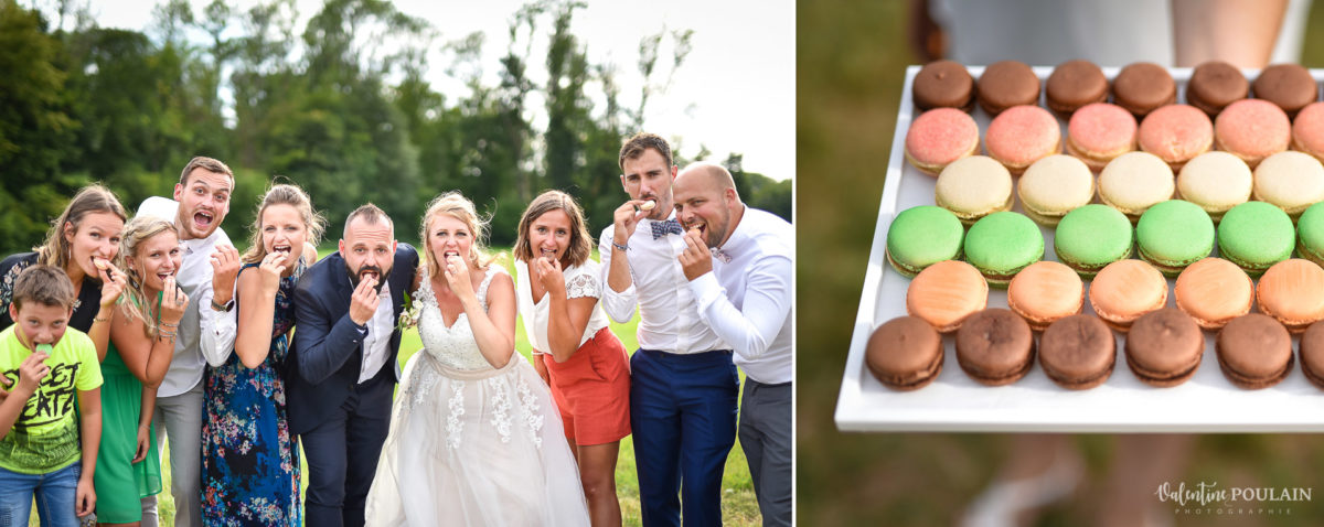 Mariage fun kermesse party - Valentine Poulain macaron