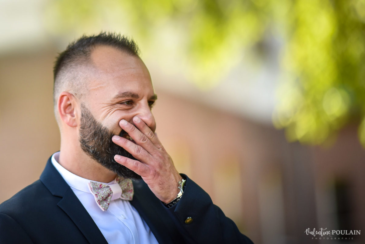 Mariage fun kermesse party - Valentine Poulain surpris