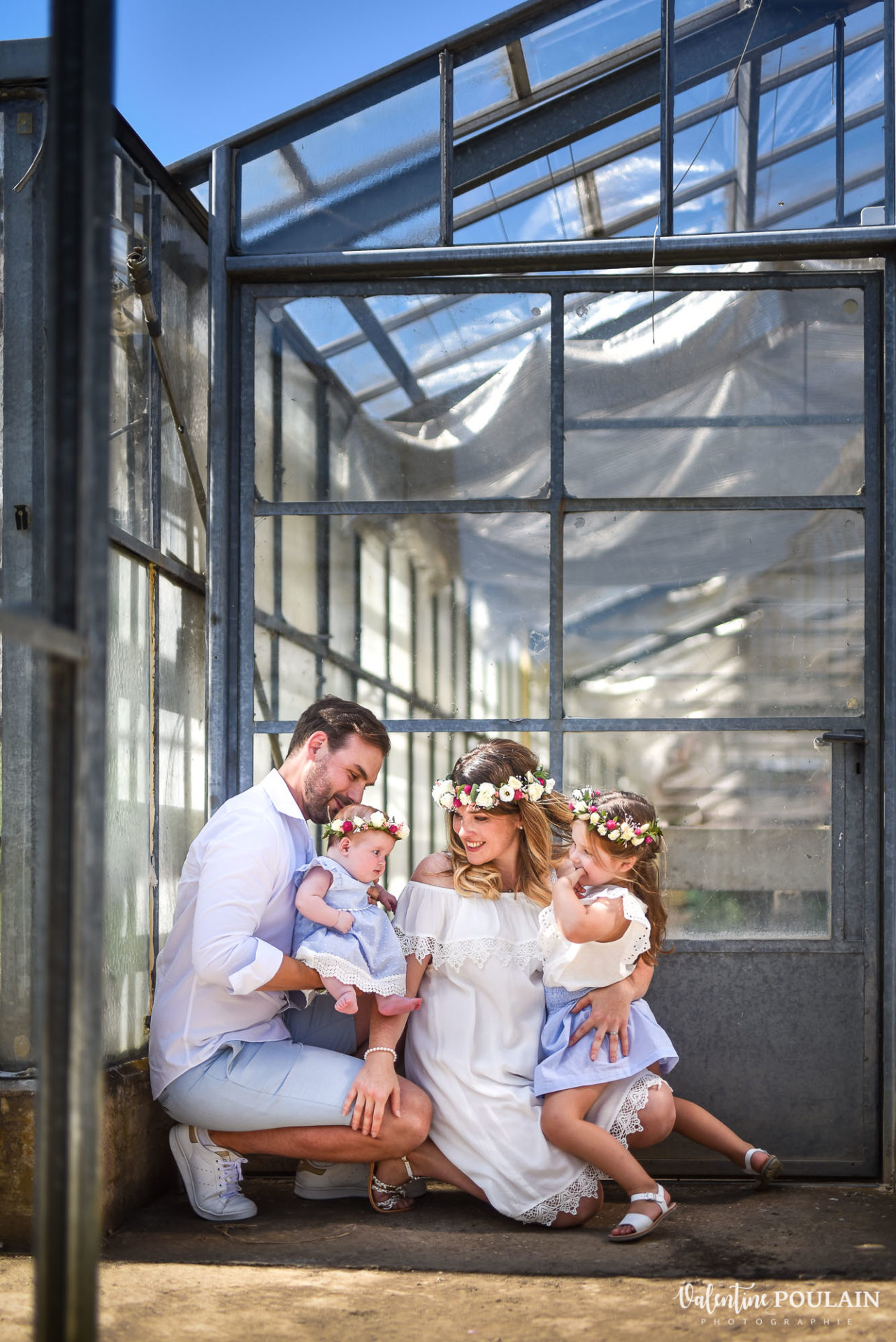 Shooting famille soeurs serre - Valentine Poulain serre