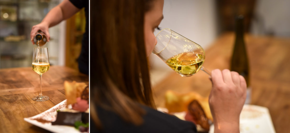 degustation detail photo corporate Domaine vigneron - Valentine Poulain