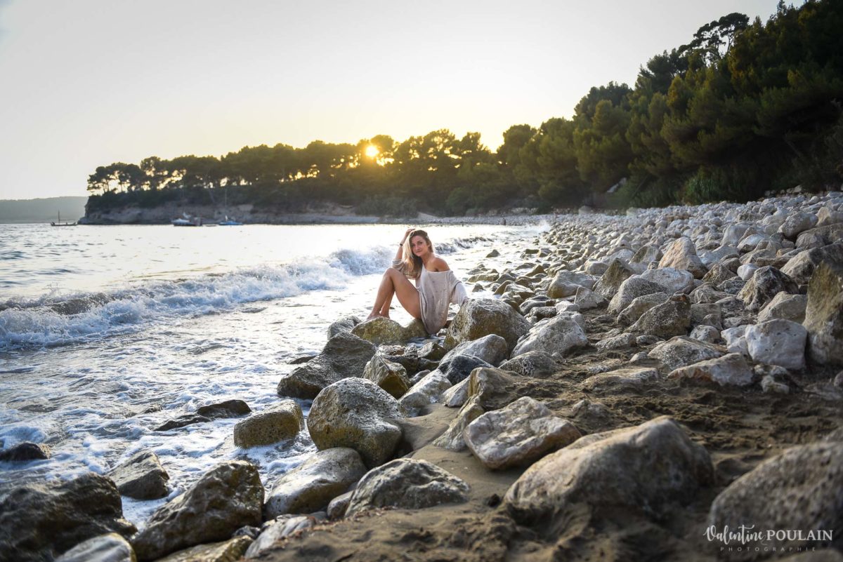 Rochers Shooting Portrait Calanques Sud - Valentine Poulain