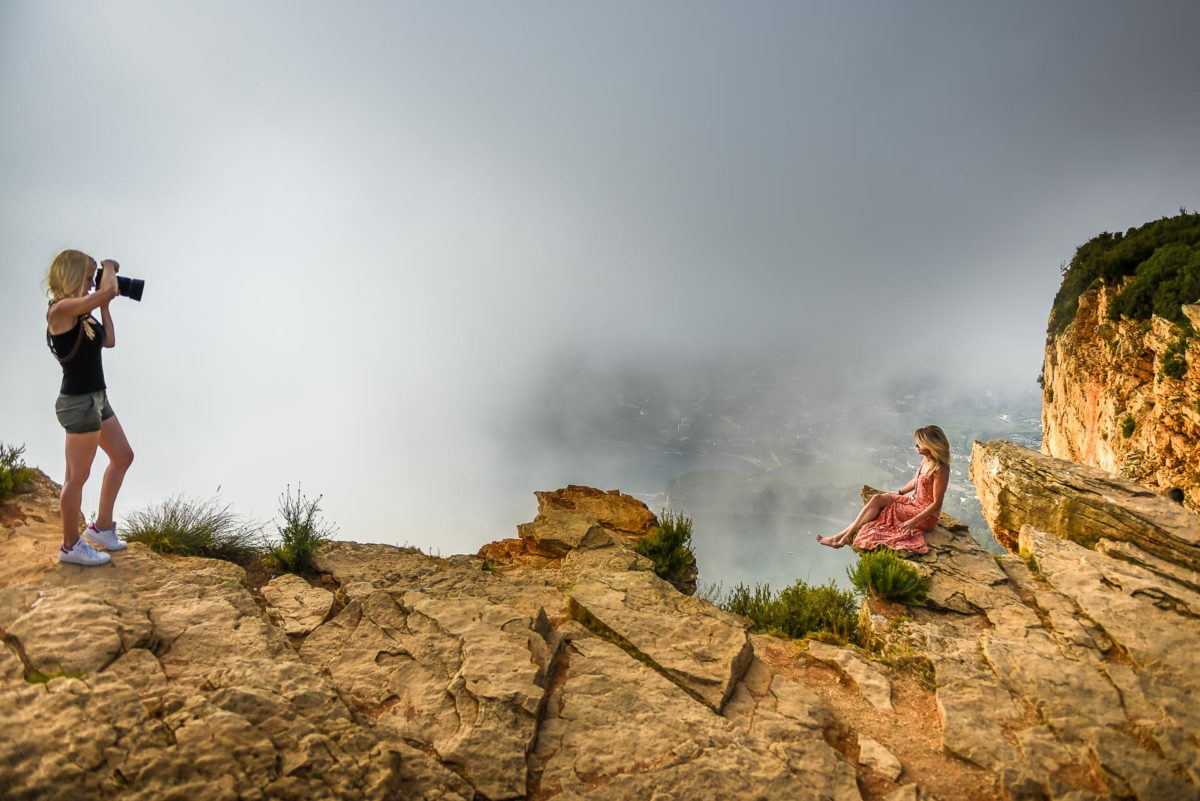 behind the scenes Calanques - Valentine Poulain