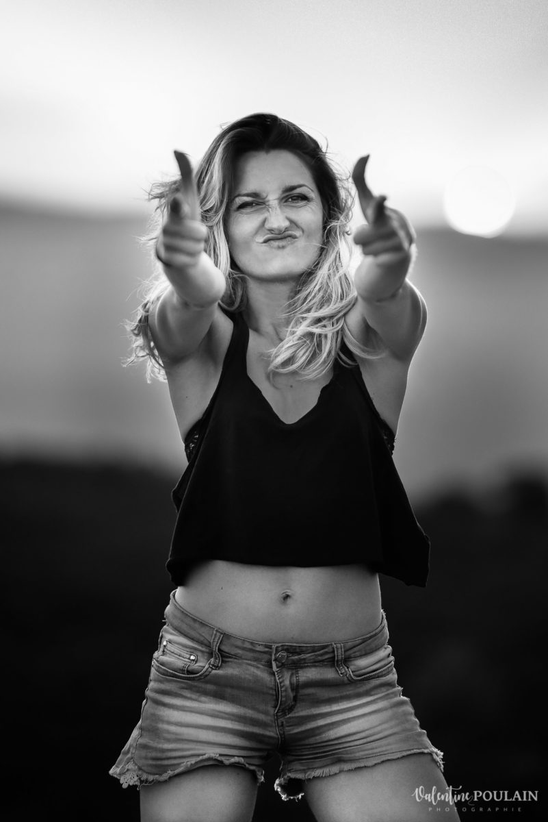 funky noir et blanc - Valentine Poulain