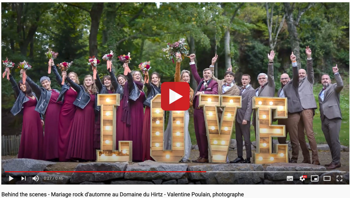 BTS YouTube mariage rock-Domaine-Hirtz-Valentine-Poulain