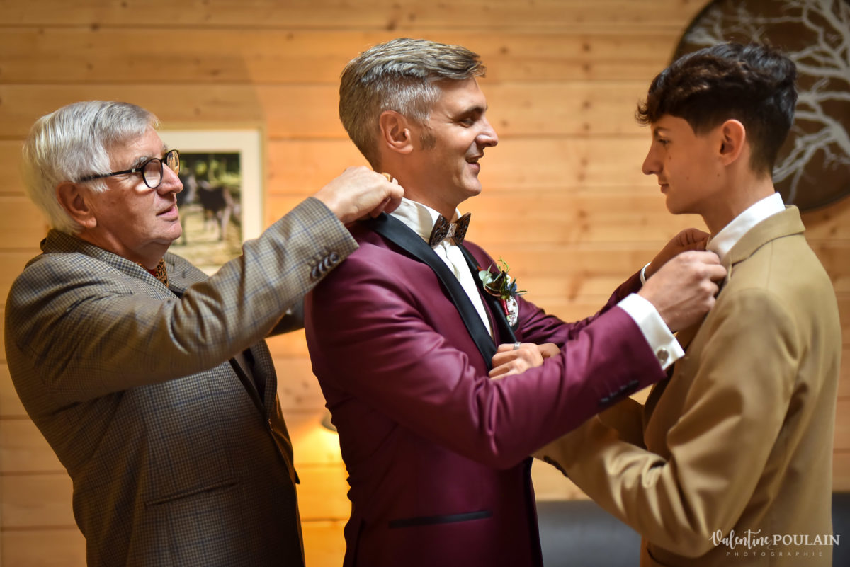 Mariage rock automne Domaine du Hirtz - Valentine Poulain préparatifs mariés