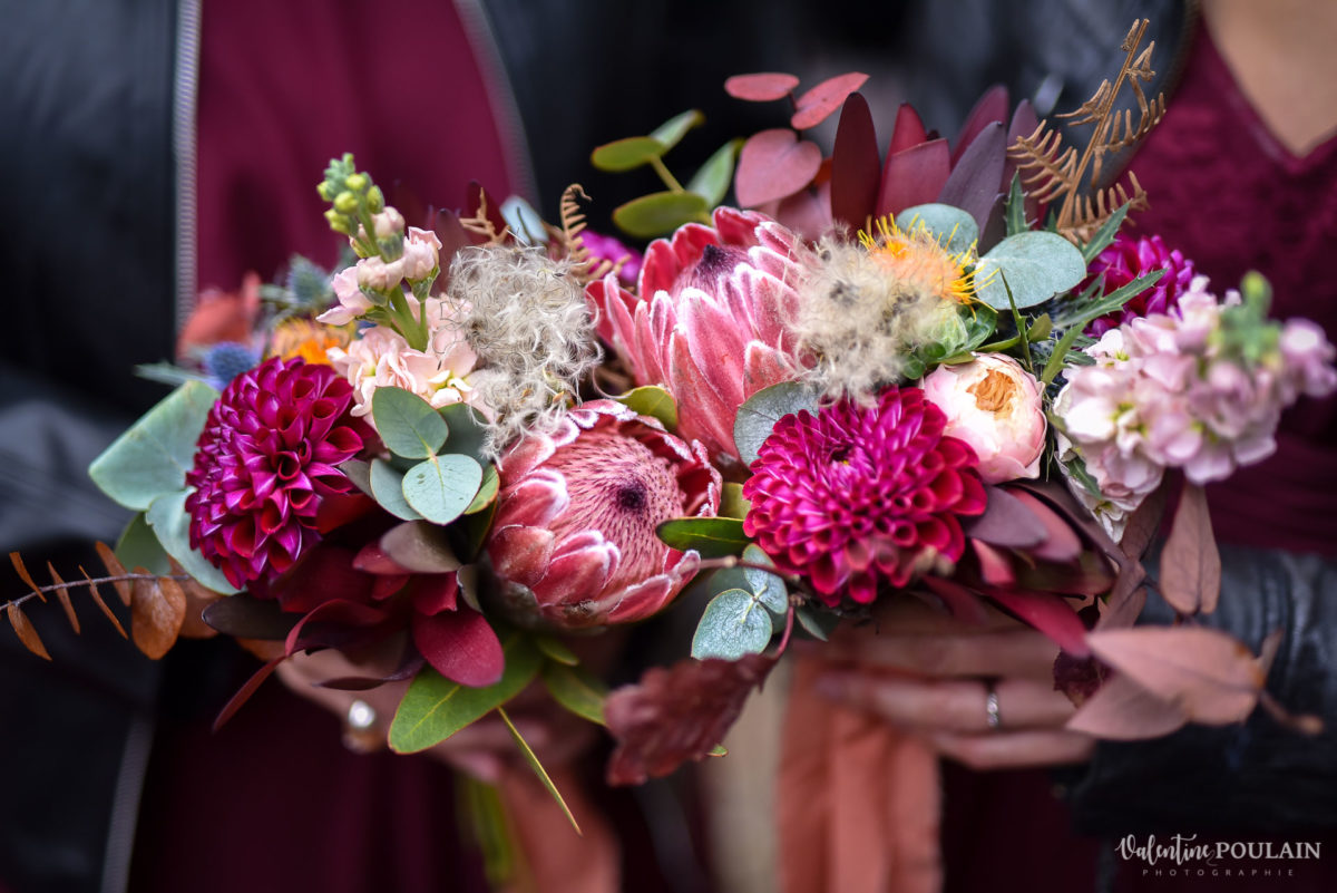 Mariage rock automne Domaine du Hirtz - Valentine Poulain fleurs