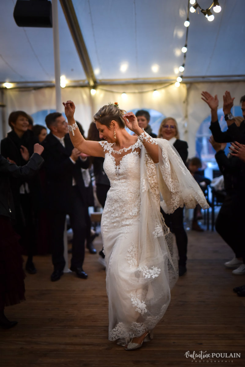 Mariage rock automne Domaine du Hirtz - Valentine Poulain danse