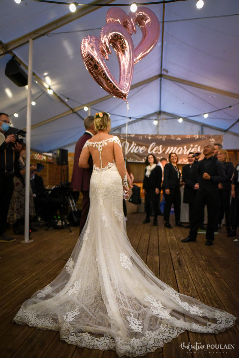 Mariage rock automne Domaine du Hirtz - Valentine Poulain robe soirée