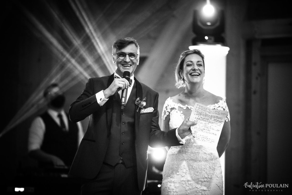 Mariage rock automne Domaine du Hirtz - Valentine Poulain soirée discours fun