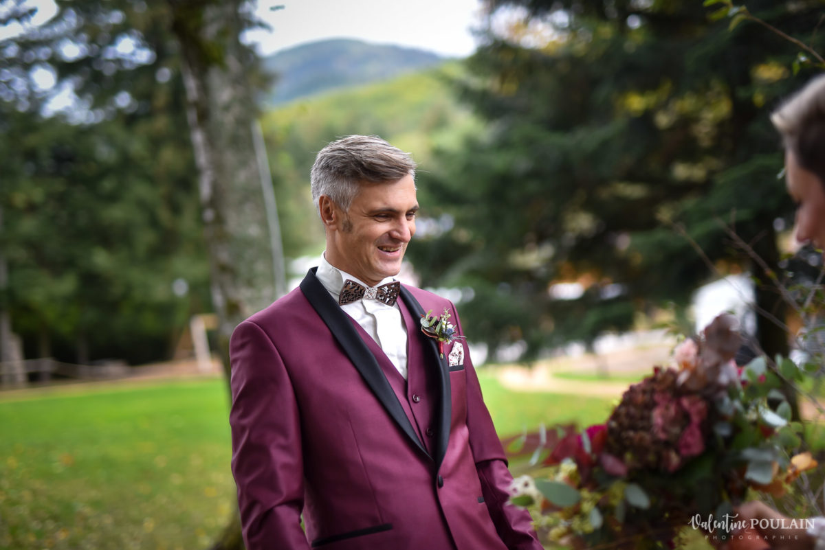 Mariage rock automne Domaine du Hirtz - Valentine Poulain réaction