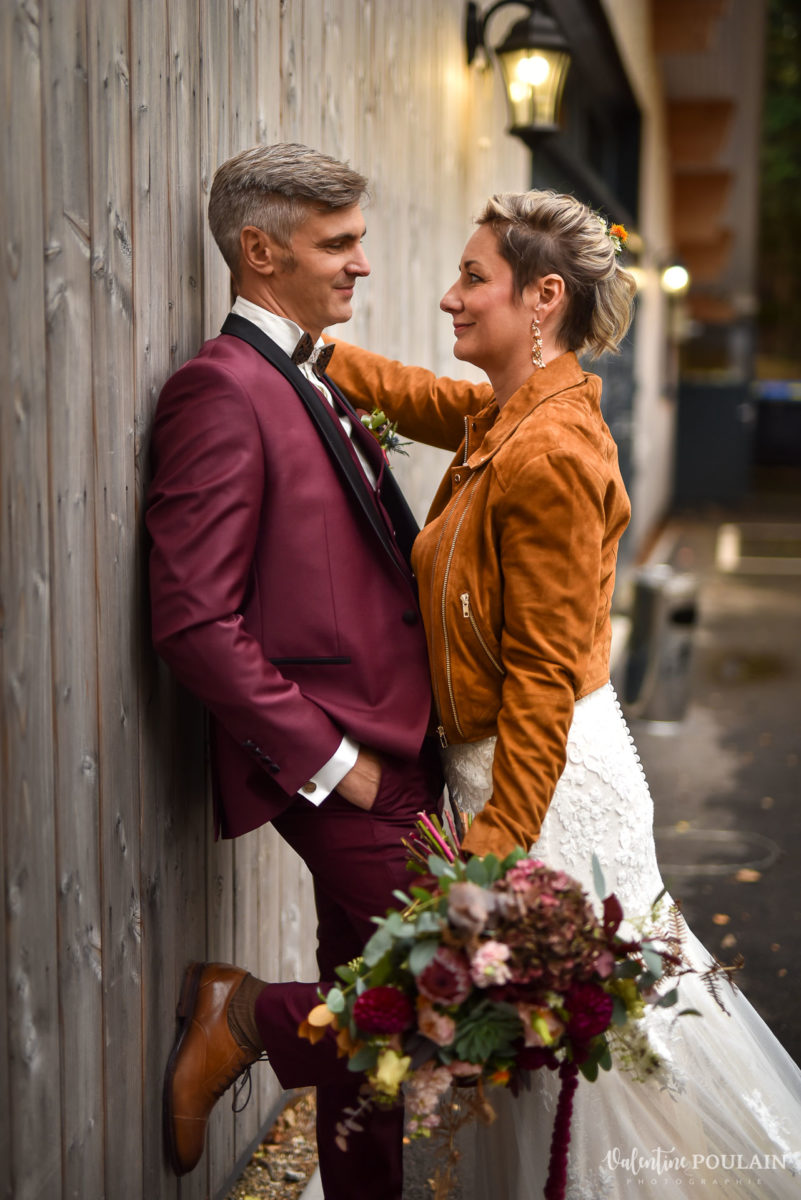 Mariage rock automne Domaine du Hirtz - Valentine Poulain rock