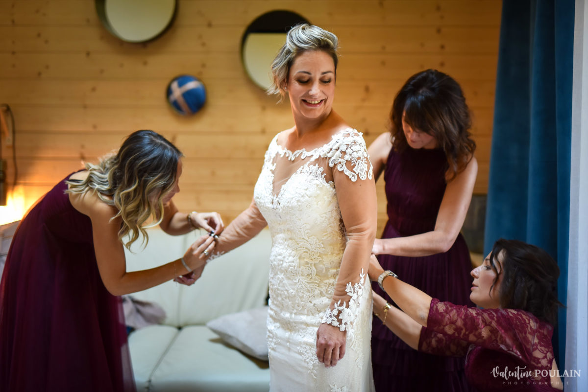 Mariage rock automne Domaine du Hirtz - Valentine Poulain préparatifs