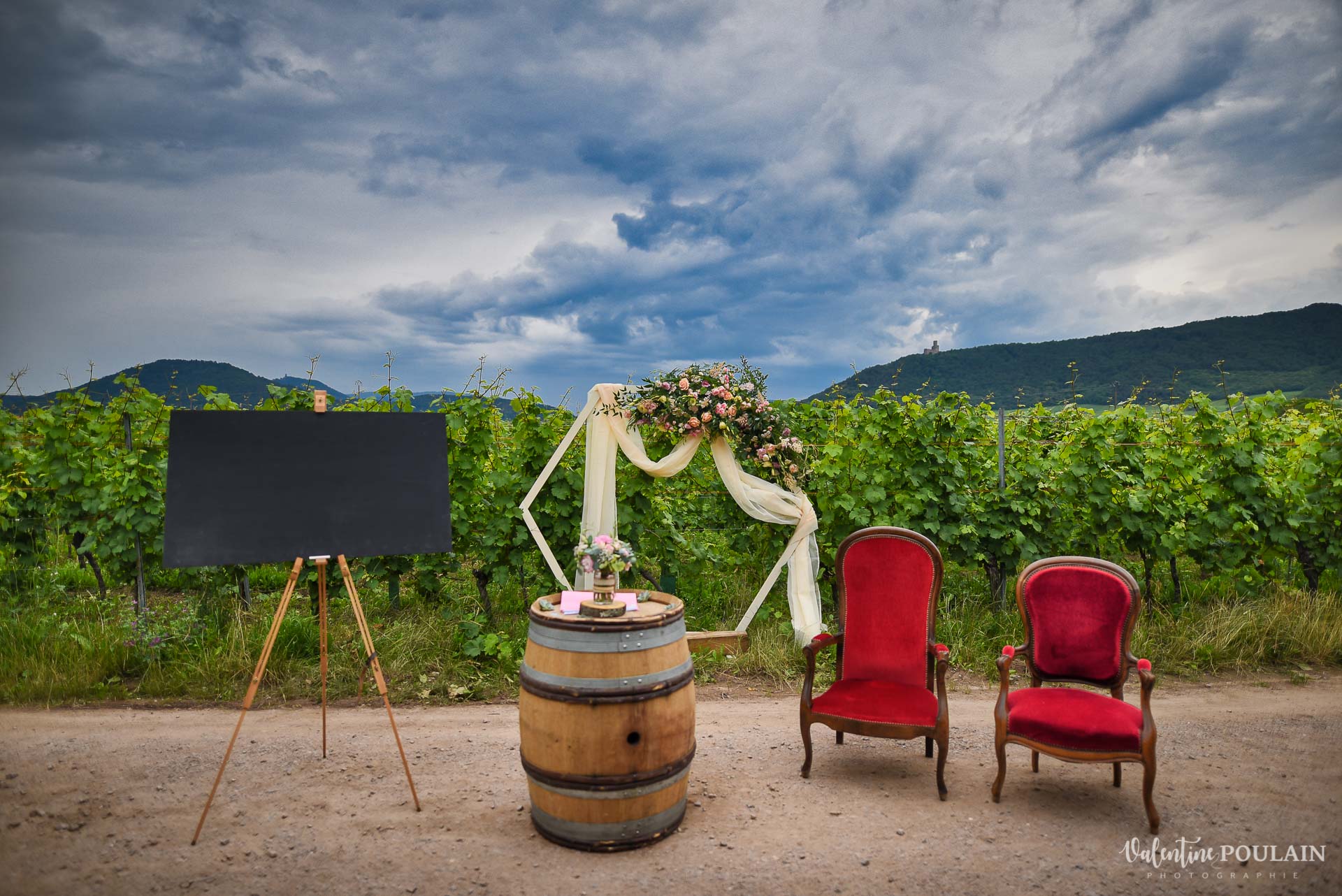 Mariage Domaine viticole Achillée - Valentine Poulain cérémonie