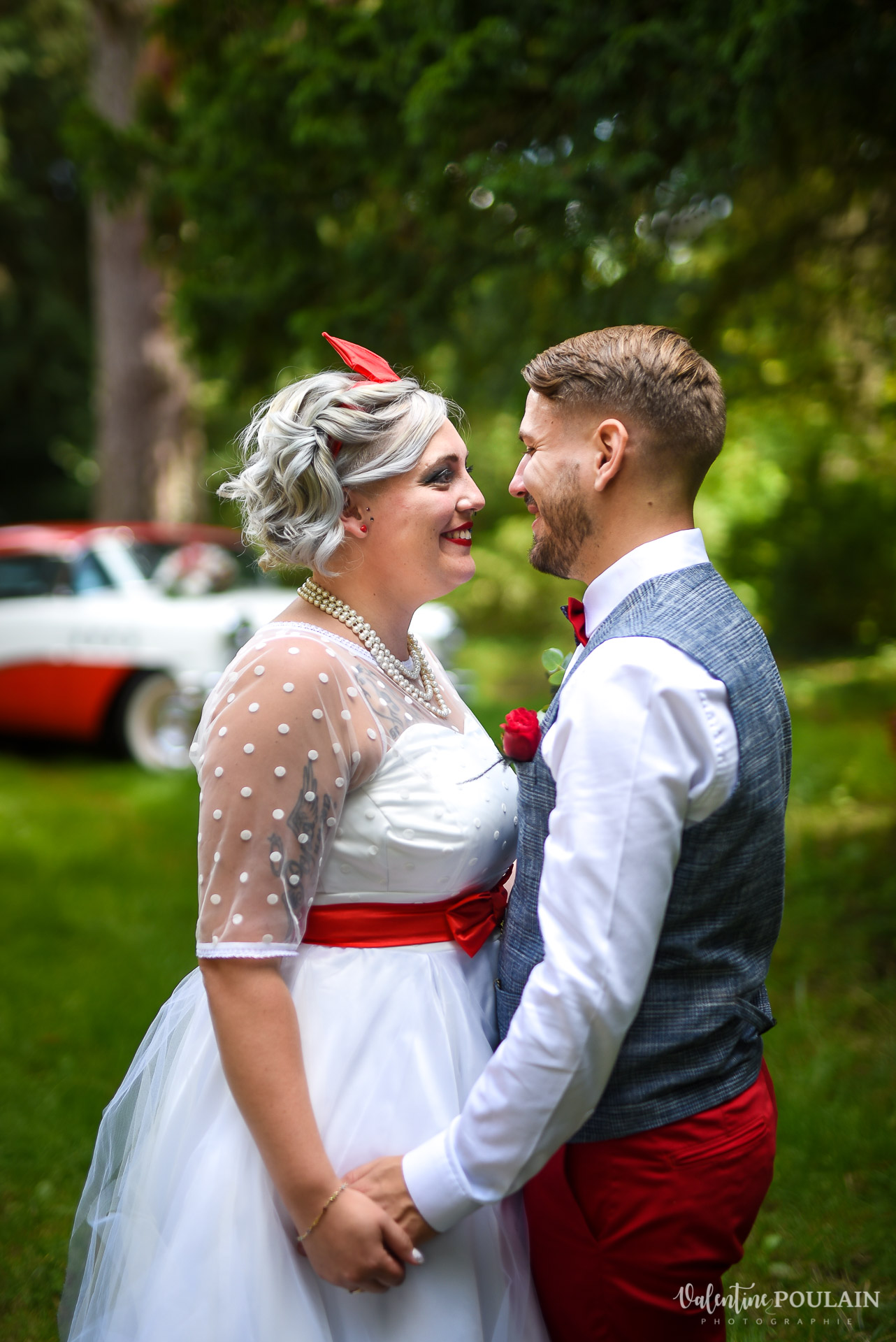 Mariage vintage rockabilly - Valentine Poulain couple style